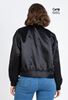 Picture of CURVY GIRL BLACK BOMBER JACKET